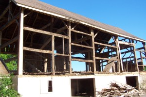 The antique timbers used in our projects are salvaged by our sister company, Pioneer Millworks, from industrial and agricultural structures that have outlived their use and are slated for deconstruction.