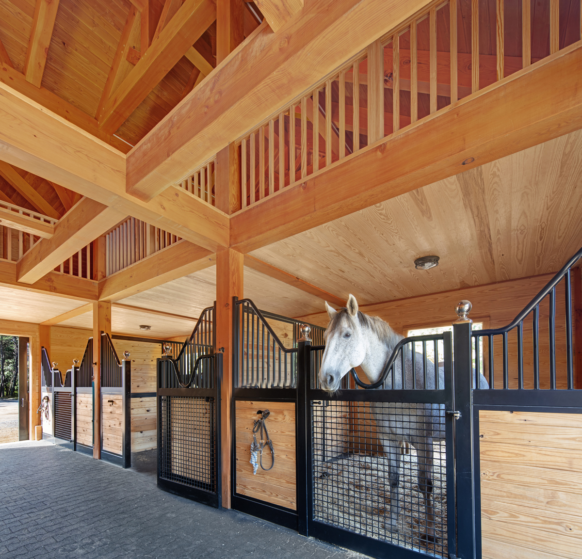 Custom Horse Timber Barn