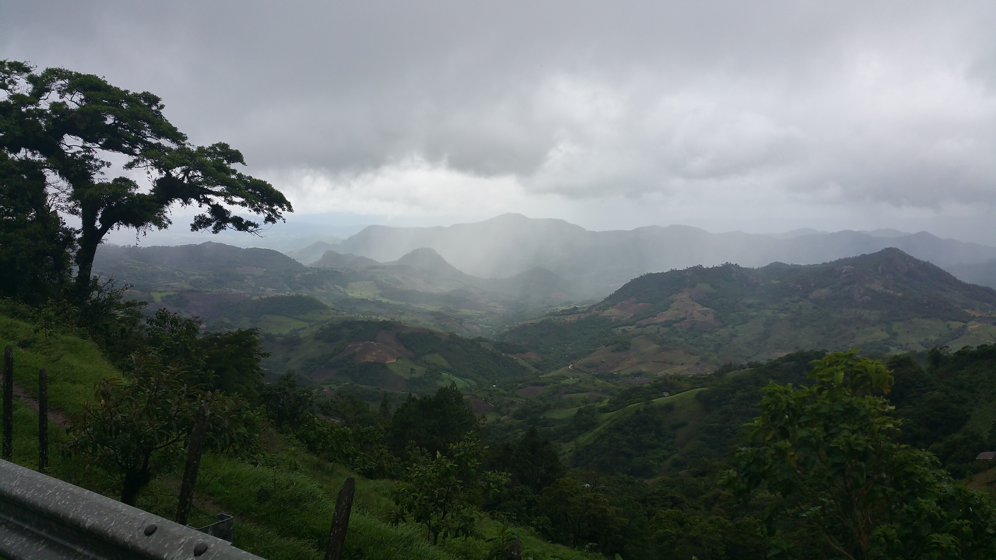 Nearly 4,000 feet above sea level, rainy season was in full swing in El Mojon, NI.