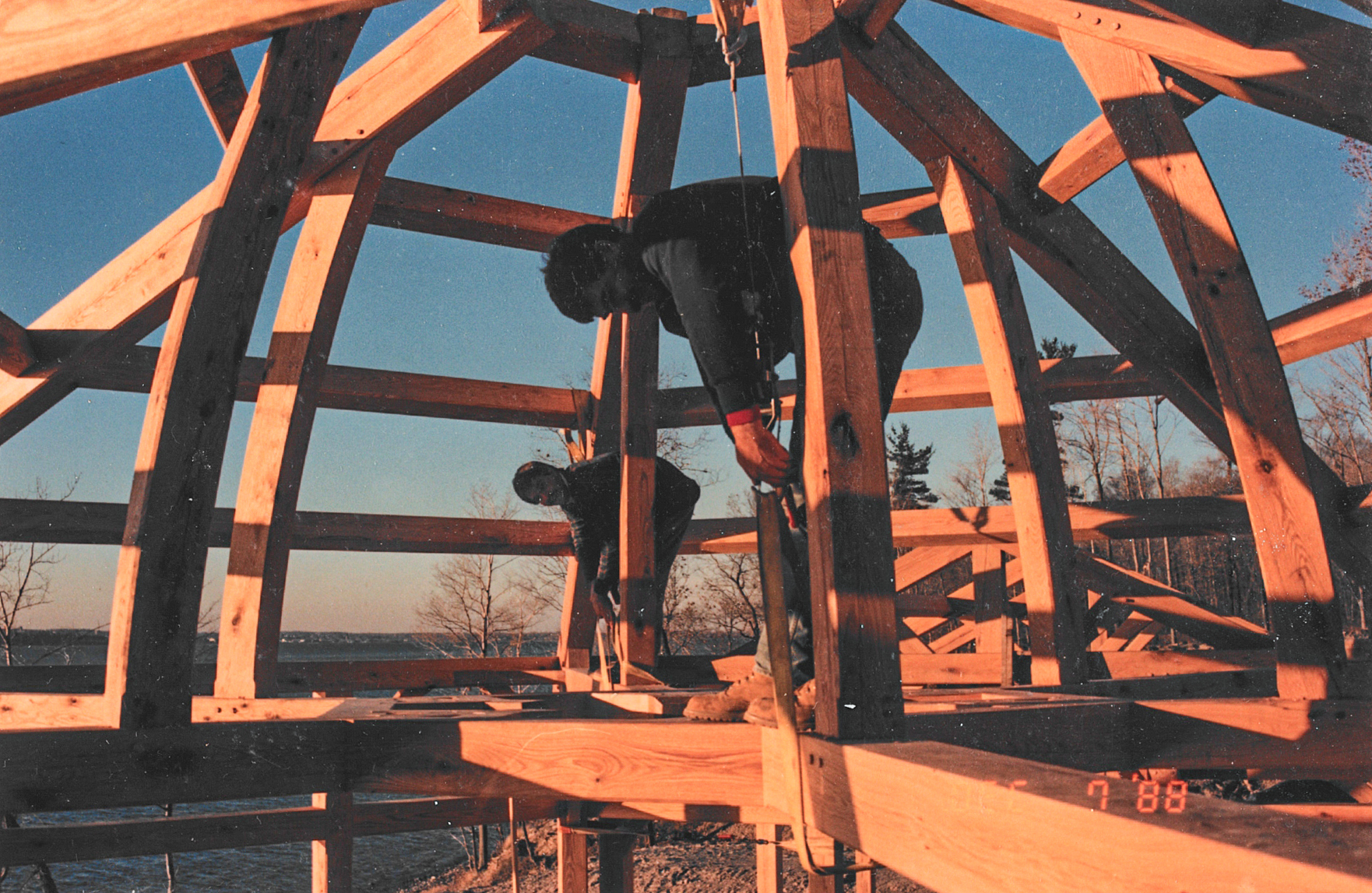 Marc and Rusty tightening the bowl