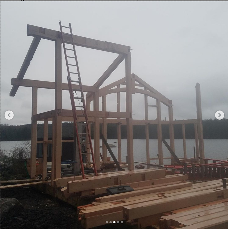 Timber Frame In the Adirondacks