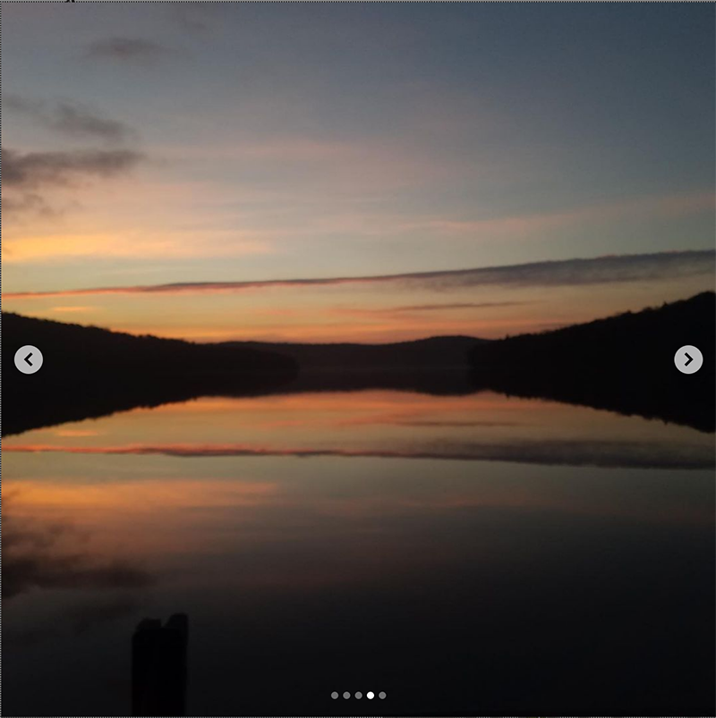 Timber Frame In the Adirondacks--The View