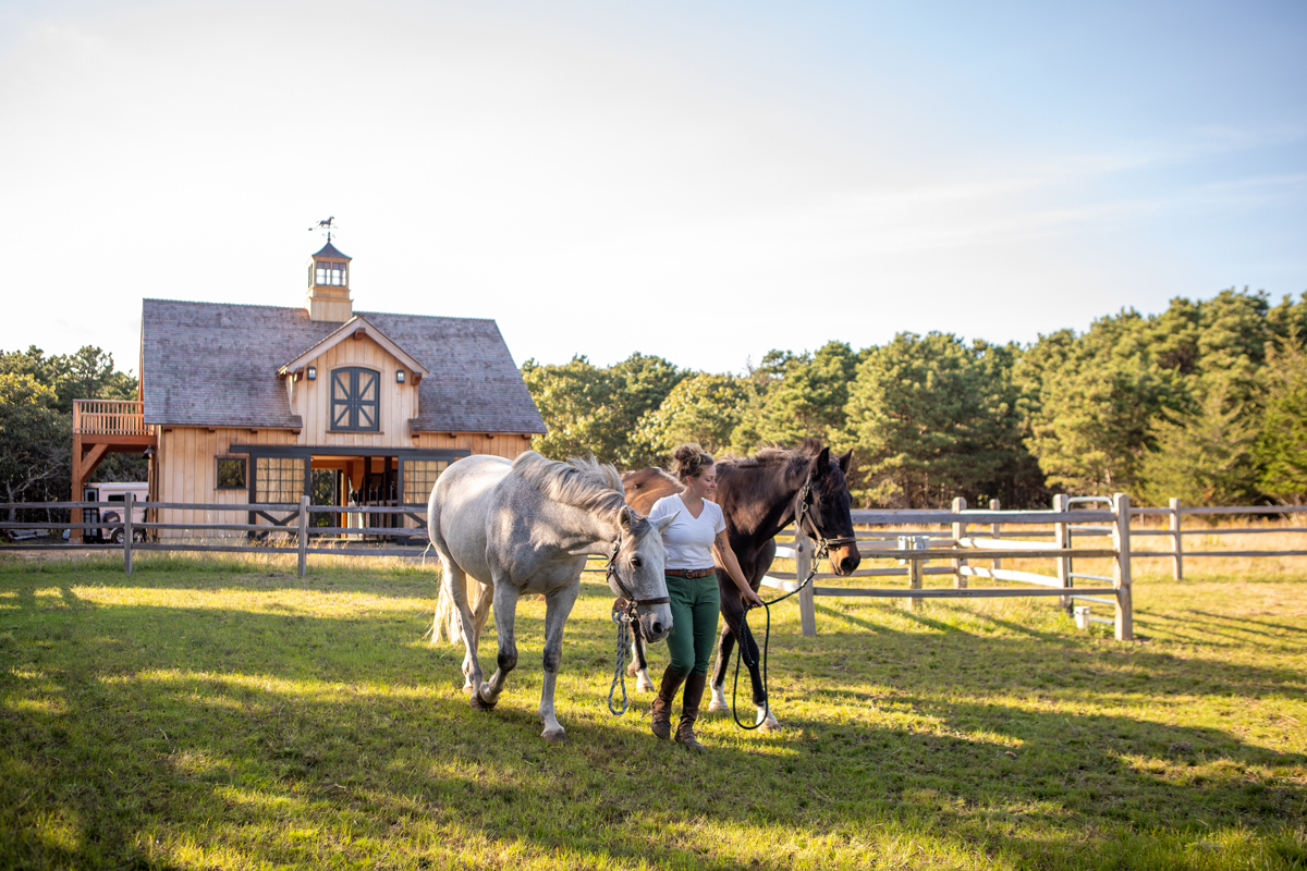 Custom Horse Timber Barn