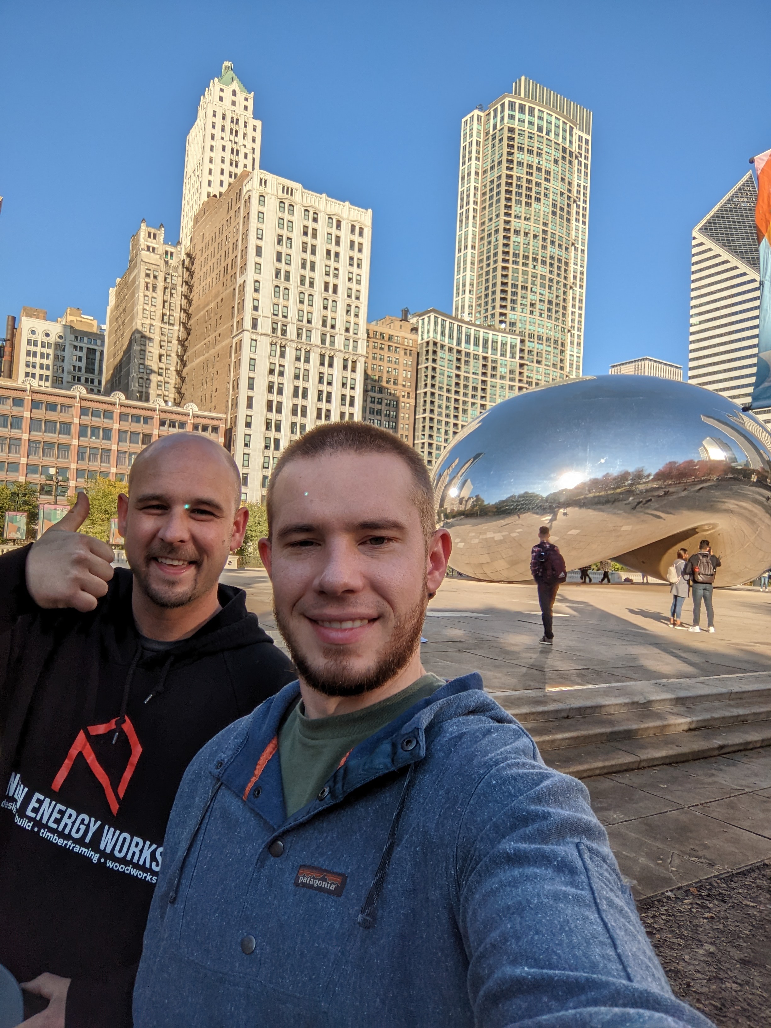 Bryan Bleier (Left) Kyle Barber (right) in Chicago attending PhiusCon