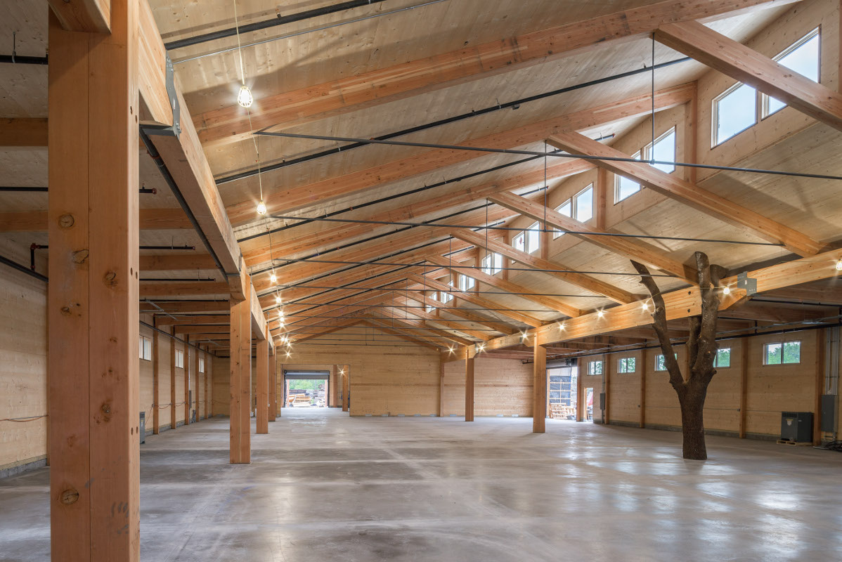 Concrete complete and set! Sprinkler lines run…lights to come. Photo by Scott Hemenway.
