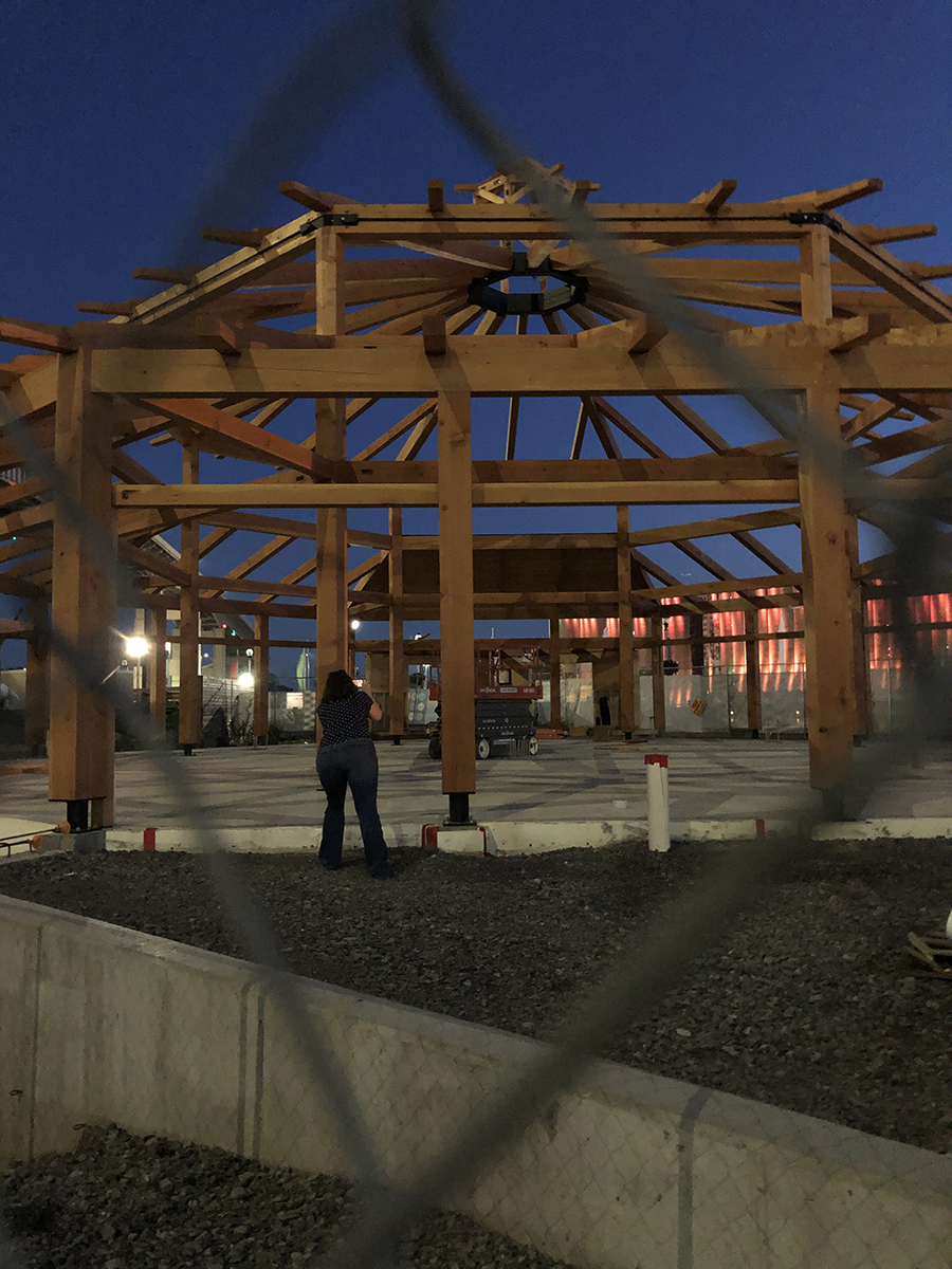 Timber Frame Carousel with New Energy Works and The Buffalo Heritage Carousel,Inc.