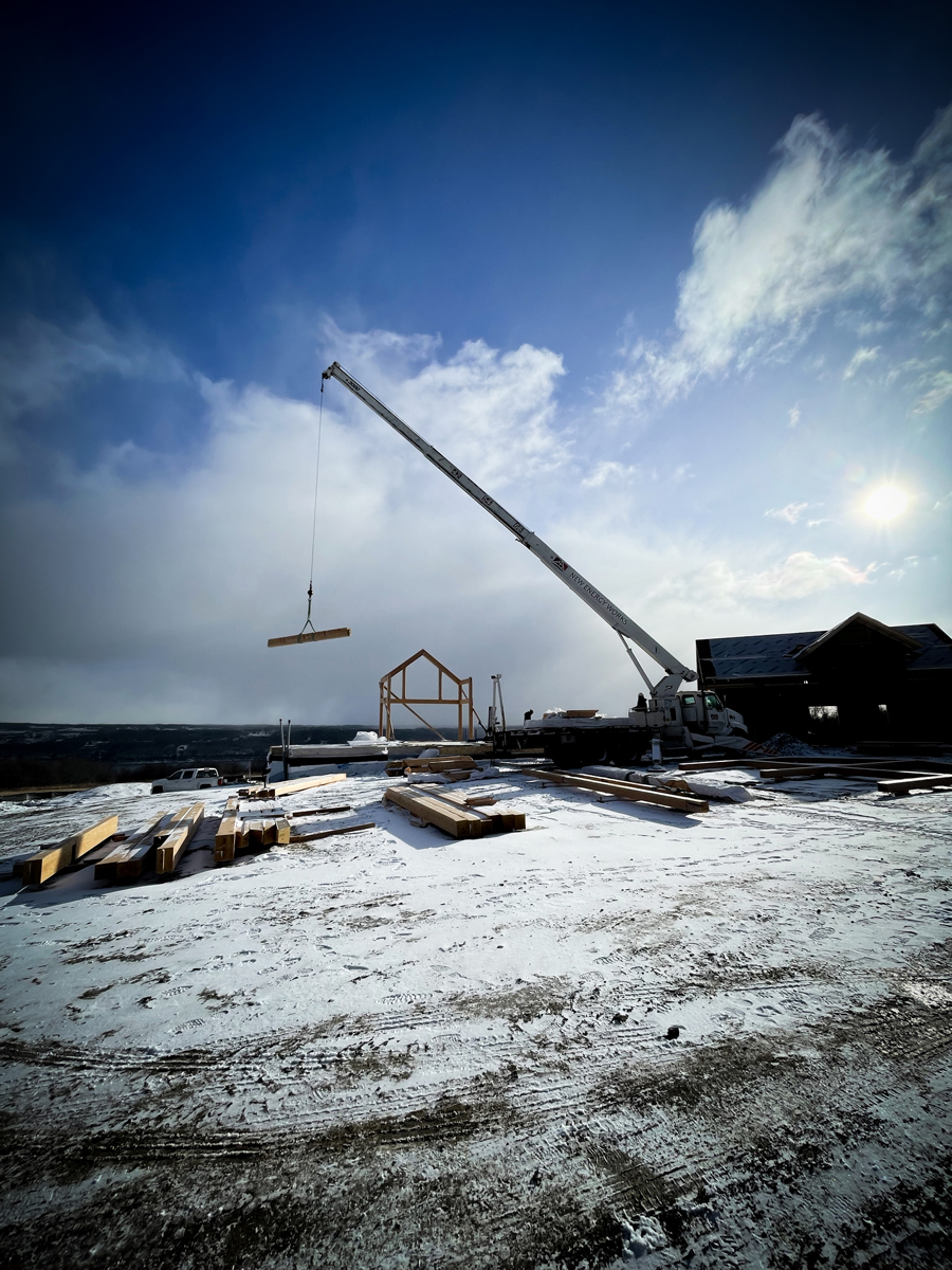 Timber Frame Home in Ithaca NY by New Energy Works