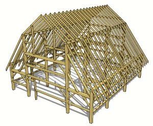 We will be re-raising the reclaimed timbers at the FLM’s Discovery Campus this summer.