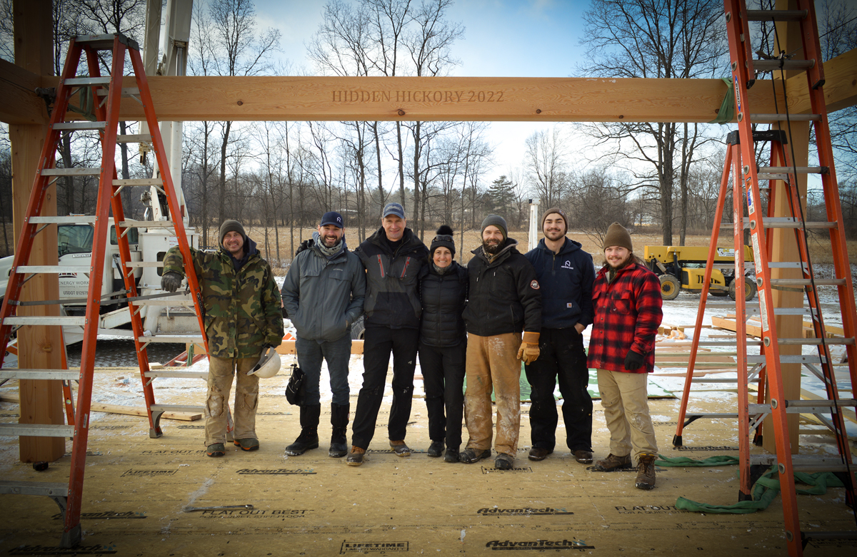 Timber Frame Home in Ithaca NY by New Energy Works
