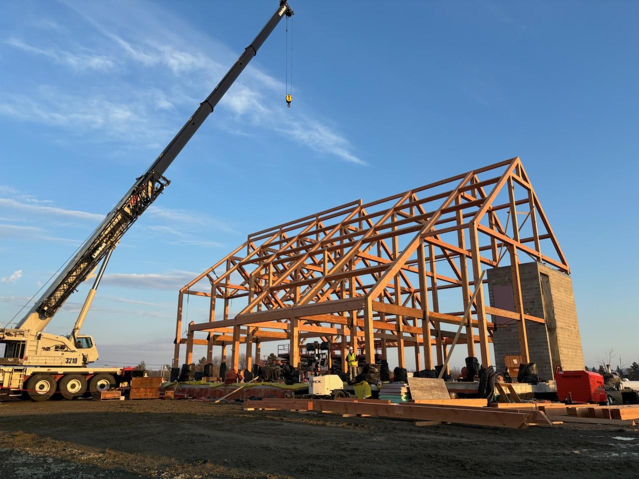 Acadia National Park Timber Frame by New Energy Works