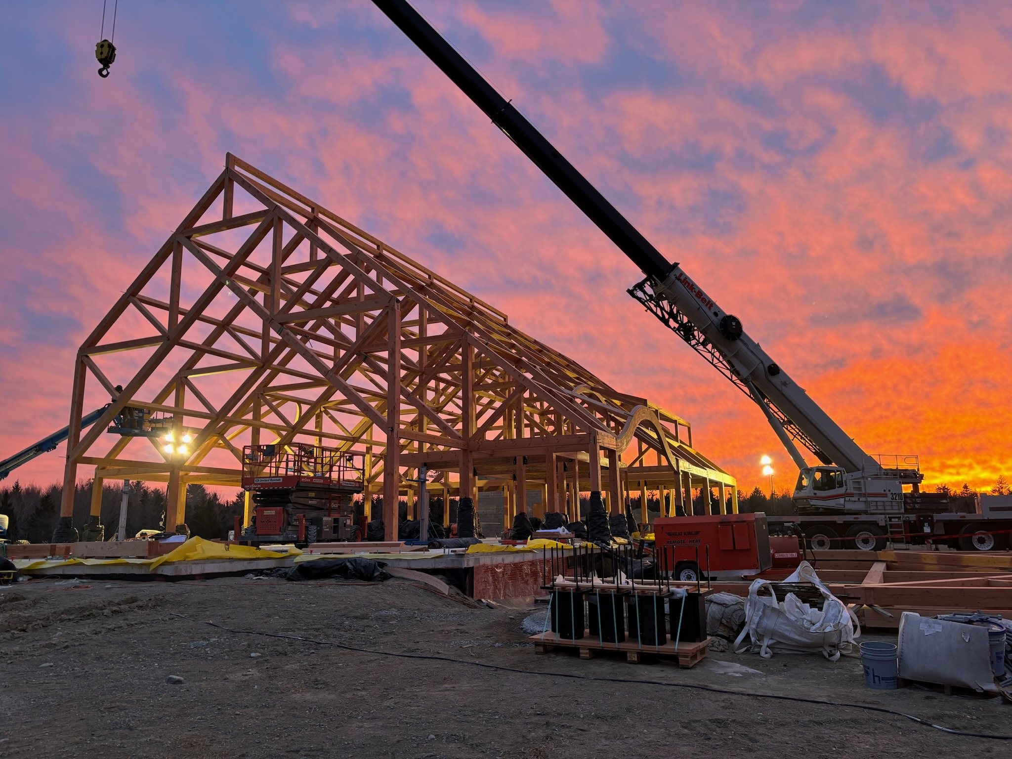 Acadia National Park Timber Frame by New Energy Works