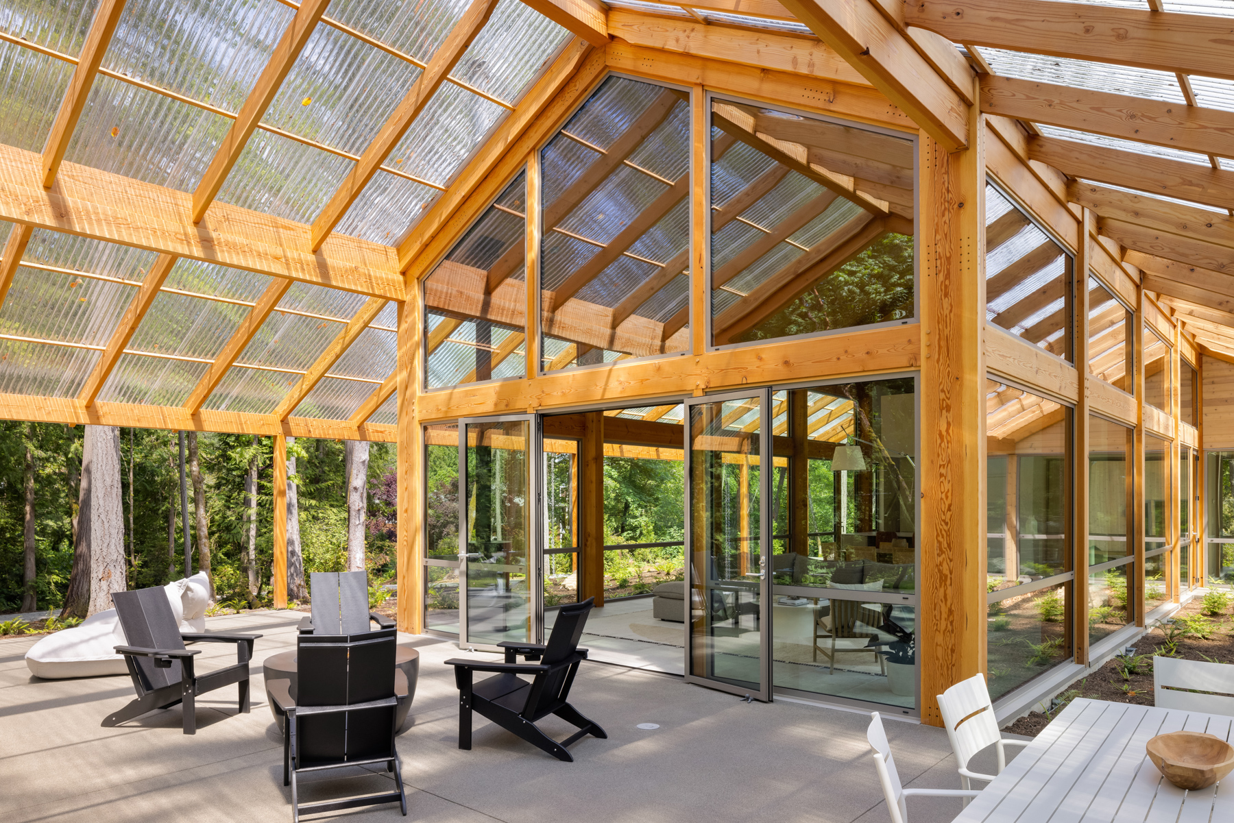 New Energy Works Timber Frame Home in Oregon