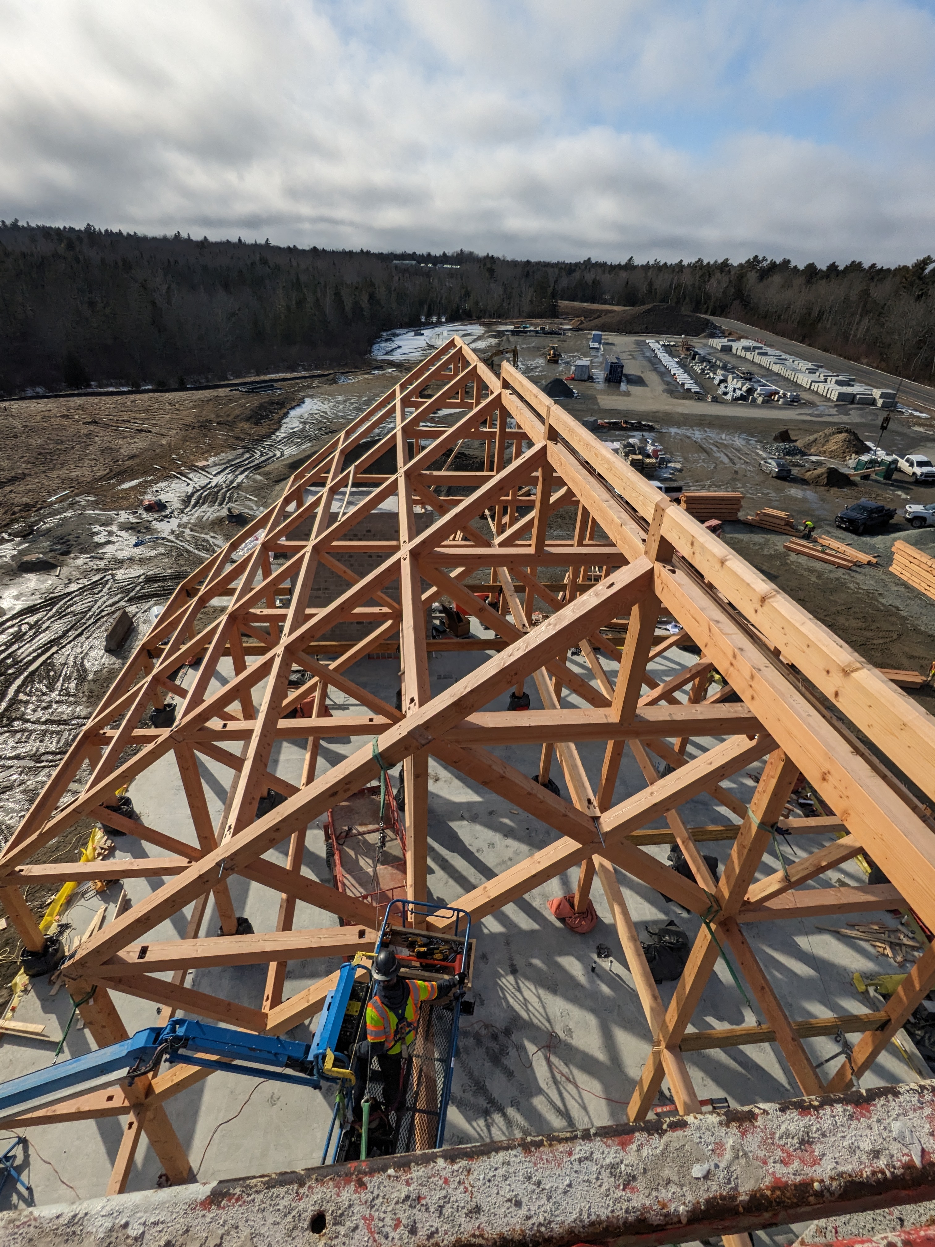 Acadia National Park Timber Frame by New Energy Works