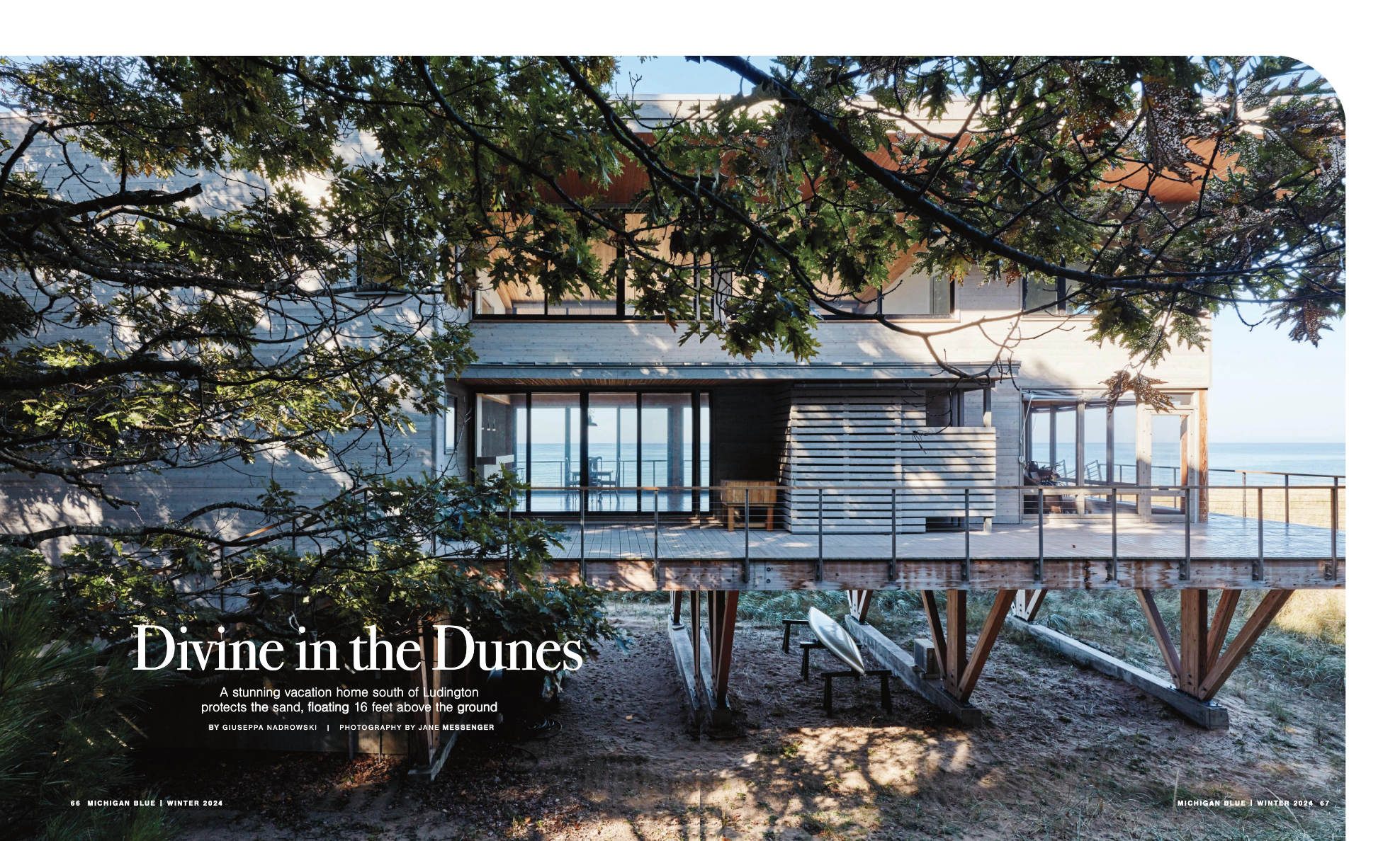 New Energy Works Timber Frame home in Michigan BLUE Magazine