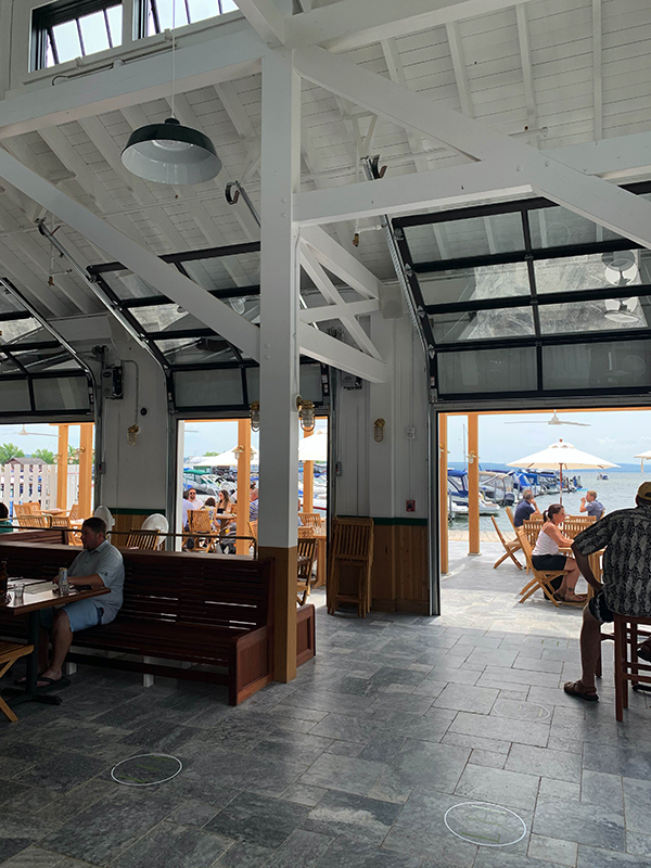 The Sand Bar at the Lake House in Canandaigua, NY--Timber Frame and Enclosure by New Energy Works