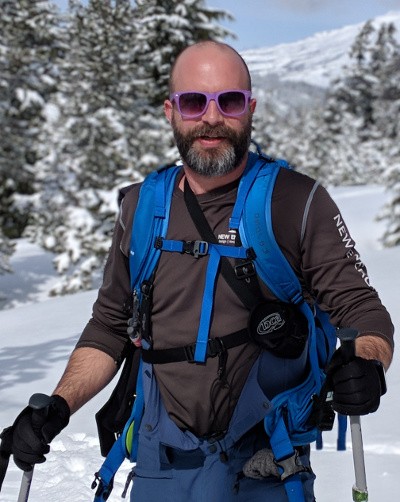 David Shirley, Associate Architect and avid outdoor enthusiast.