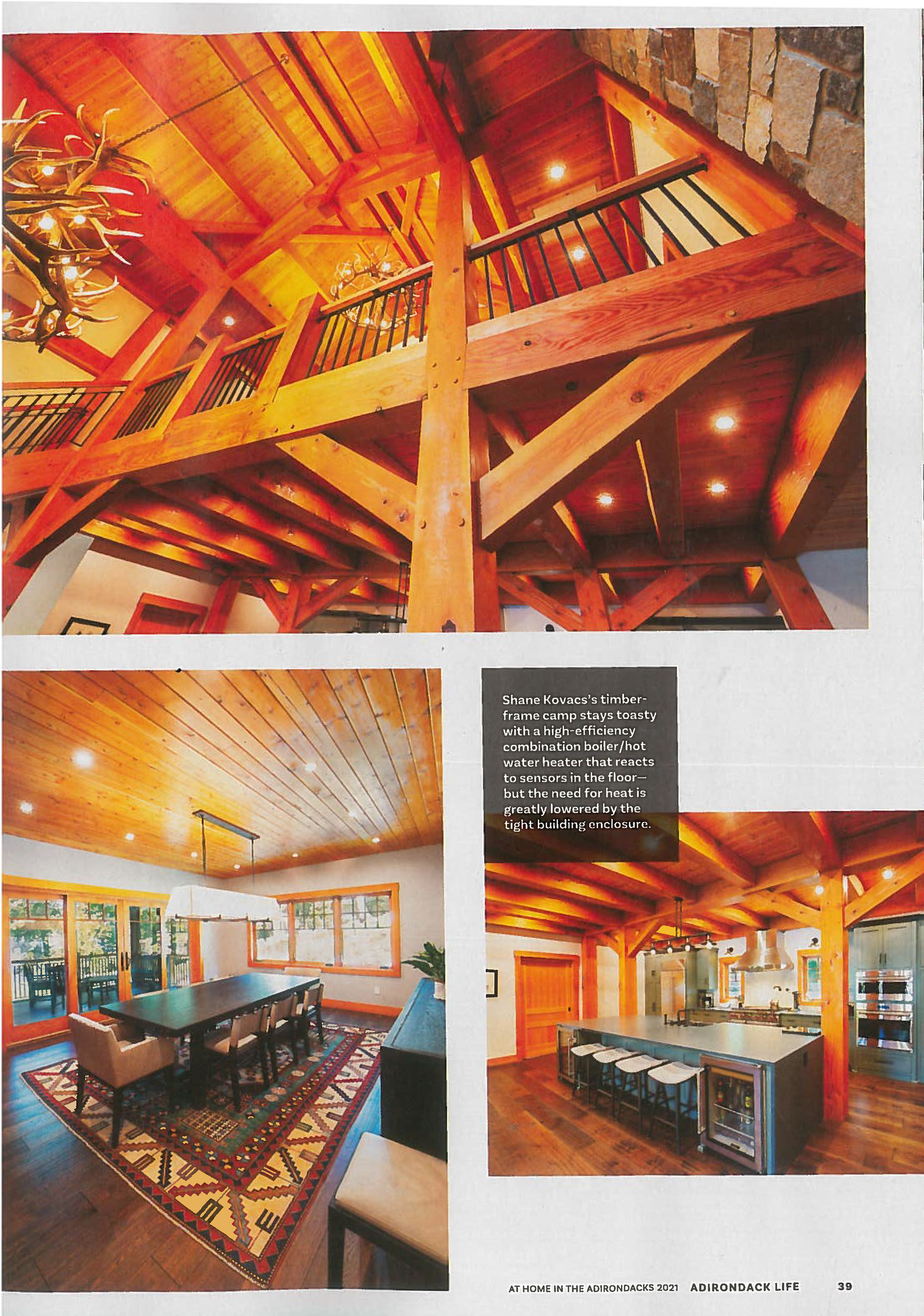 HKK Project for Kovacs featured in Adirondack Life 2021