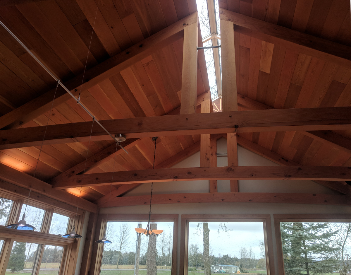 Inside the NEW Jewel a ridge skylight allows natural light to filter in throughout the home.
