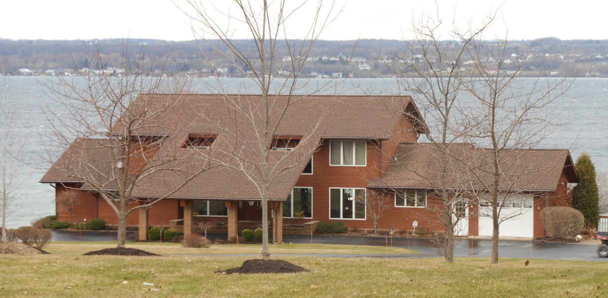 During the first site visit Ty and team captured this image of the home’s roadside facade.