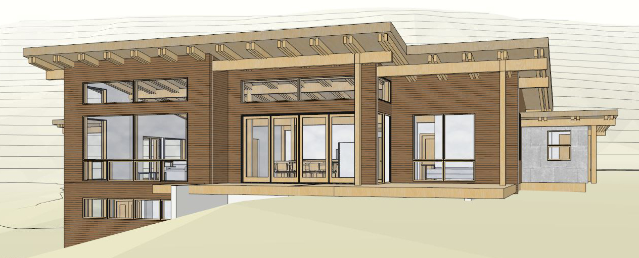 Puget sound plans put timber to use in a contemporary style.