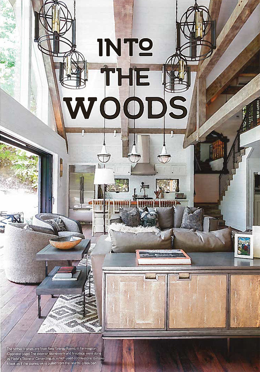 New Energy Works Timber Frame Barn in Rochester Magazine
