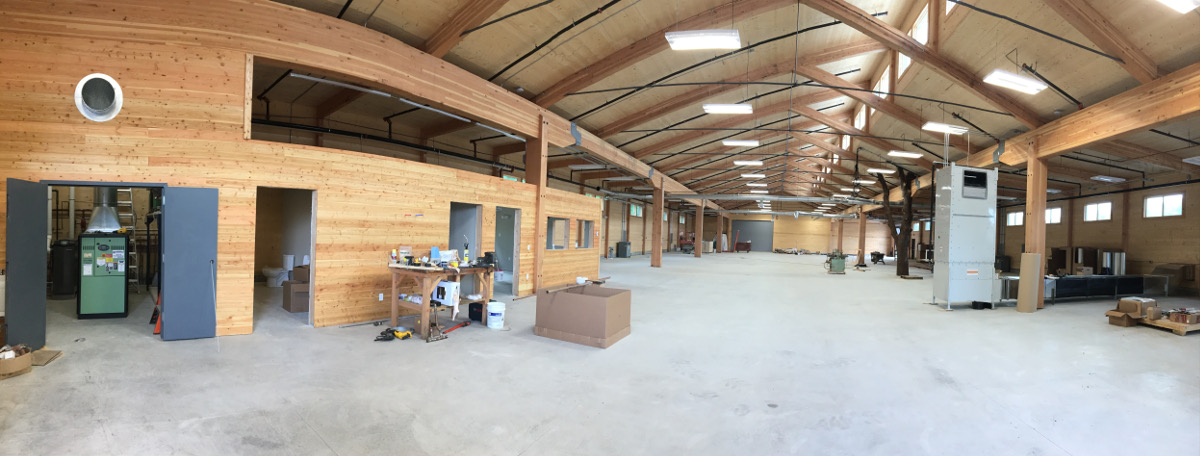 Plumbing and electric are in. Next: doors.