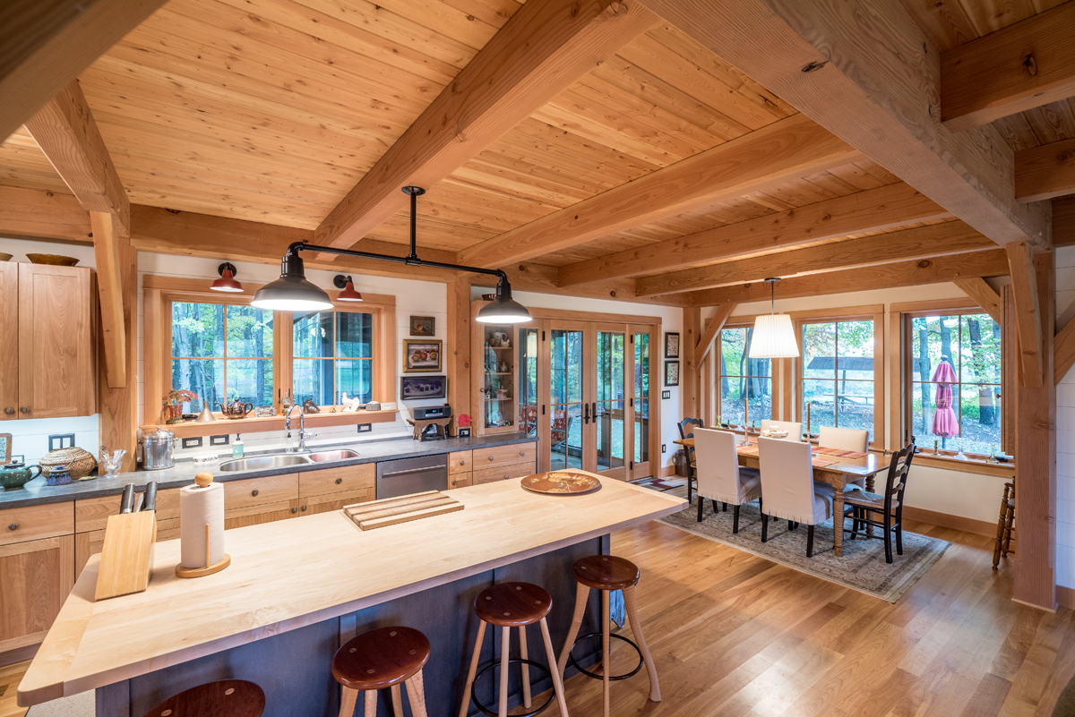 Physical connections to outdoors were key to all areas of this home. Photo (c) Scott Hemenway.